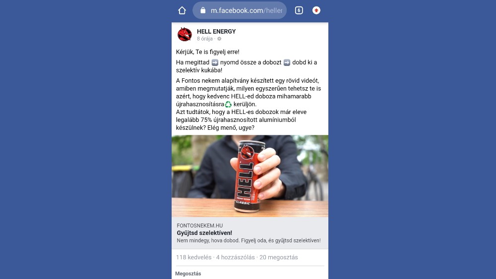 Gyűjtsd szelektíven!