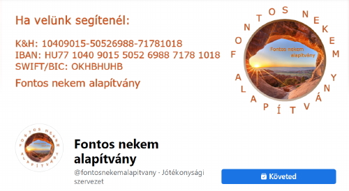 Fontos nekem alapitvany